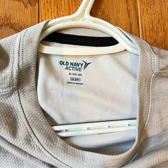 Old Navy Active Kids Go Dry XL 14-16 Youth Gray Basketball Sports Shirt - Picture 5 of 17